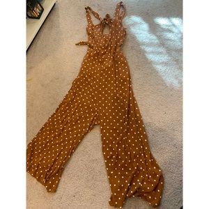 Polka dot American Eagle Jumpsuit